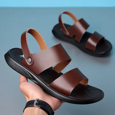 CityStride Leather Sandals